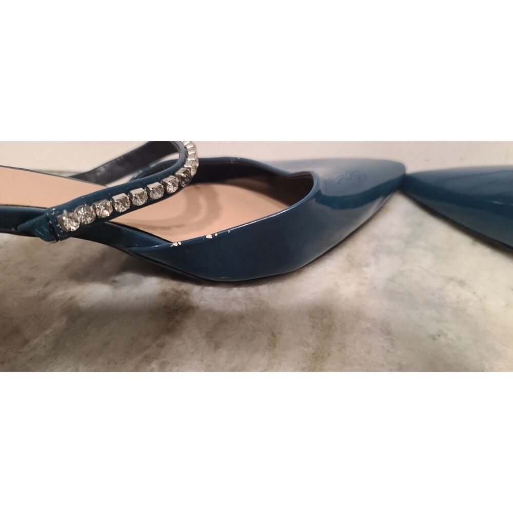 Nordstrom Rack Slide Heels RKNATALIA Rhinestones Size 11 NWOT - Picture 5 of 6